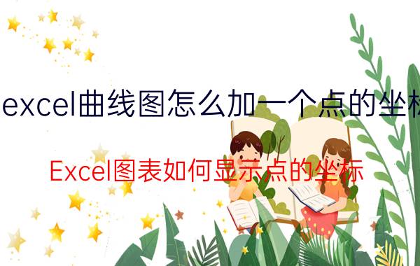 excel曲线图怎么加一个点的坐标 Excel图表如何显示点的坐标？